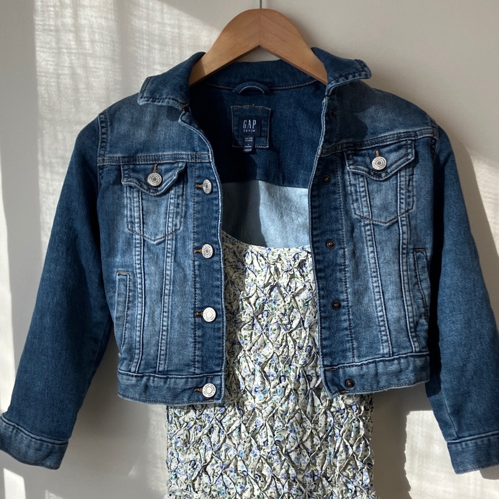 GAP Kids Classic Blue Jean Jacket Sz S (6-7)